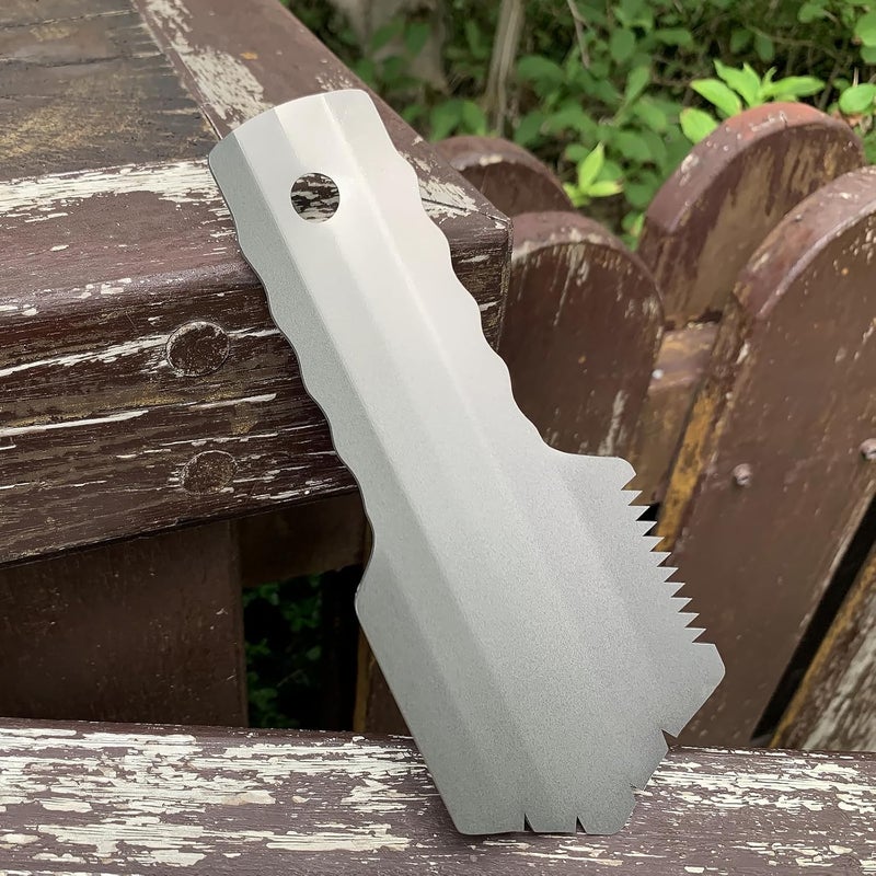 Valken Ultralight Titanium Camping Trowel Backpacking Trowel Portable Camping Shovel Small Potty Spade Hiking Trowel Garden Trowel with Longer Handle - Image 3